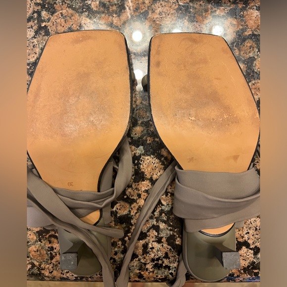 Zara khaki sandals size 39 - Picture 4 of 6